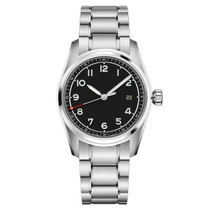 Movimiento mecánico Zafiro Clase Resistente al agua Negocios Moda clásica Reloj de acero inoxidable para hombres - Product Image 5