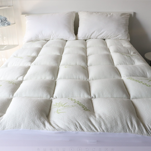 Pelindung Kasur Berbahan Kain Serat Bambu Hypoallergenic Ukuran Twin Queen untuk Perlindungan Tempat Tidur Rumah Sakit - Product Image 5