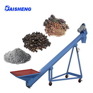 Konveyor Sekrup Portabel Laris Manis dengan Hopper, Konveyor Sekrup Pengumpan Miring dari Baja Tahan Karat untuk Industri Makanan - Product Image 5