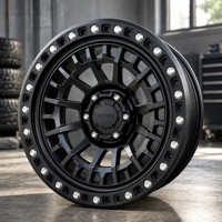 Jantes en alliage forgées ANRUN personnalisées de 16, 17, 18, 20 pouces avec système Beadlock pour véhicules tout-terrain, 5*127, 5*120.65 pour voitures de 8J de largeur, conformes aux normes DOT/JWL