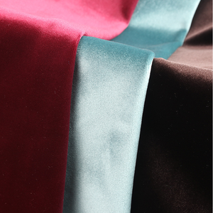 Polyester 9000 <b>Red</b> Velvet Fabric Soft Plain Dyed Textile <b>Material</b> for Luxury Curtains suit blazer dress latest trend fashion - Product Image 6