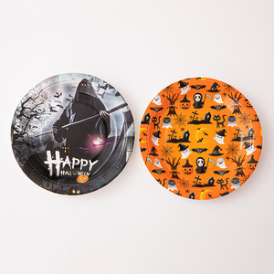 New Halloween Paper Plate Halloween Ghost Festival Party Tableware Paper Plate - Product Image 4