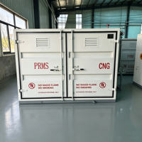 Régulateur de pression GNC compact à double étage 400 Nm³/h avec bloc de décompression et chauffage antidéflagrant