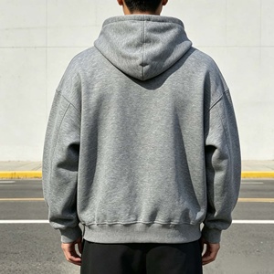 เสื้อฮู้ดซิปผู้ชายพิมพ์ลายตามสั่ง ผ้าฝ้าย 100% เฟรนช์เทอร์รี่ ทรงปกติ สวมใส่สบายๆ สำหรับฤดูใบไม้ร่วง - Product Image 3
