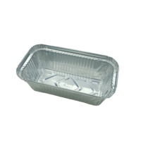 Boîte à lunch jetable en aluminium pour usage commercial, résistante à la chaleur, certifiée LFGB, avec couvercle en PET moulé en pâte, qualité alimentaire, vente en gros