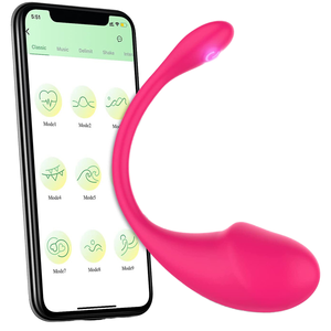Sexspielzeug Ferngesteuerter APP Bluetooth <span class=keywords><strong>Vibrator</strong></span> Wiederaufladbarer Akku Geräuschlos Wasserdichter Vaginalvibrator für Frauen - Product Image 1