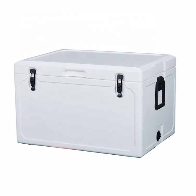 72 Qt High Performance Commercial Grade Insulated Chest Cooler Box Rotomolded Plastic with LLDPE Custom Logo Food Safe
