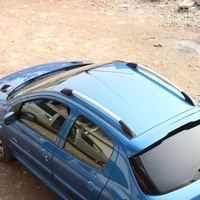 Nouveau produit : Barre de toit latérale en alliage d'aluminium, montage sans perçage, ajustement universel, accessoires de modification automobile pour véhicules SUV