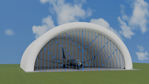 Structures de dôme gonflables commerciales pour hangar d'<span class=keywords><strong>avion</strong></span> tente pneumatique tente d'<span class=keywords><strong>avion</strong></span> gonflable tente d'<span class=keywords><strong>hélicoptère</strong></span> gonflable - Product Image 4