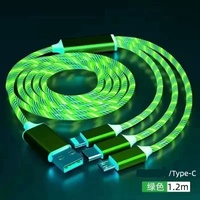 Câble de charge super rapide One-to-Three Type-C Nouveau Flash USB Android Solution de charge trois-en-un pour téléphone portable et imprimante