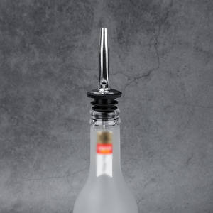 Bar cucina olio d'oliva bottiglia di liquore in acciaio inox versatore flusso libero di vino beccuccio bottiglia di sughero per beccuccio tappo - Product Image 4