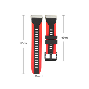 <span class=keywords><strong>Bracelet</strong></span> de <span class=keywords><strong>montre</strong></span> en silicone souple à double bande pour Fitbit <span class=keywords><strong>Versa</strong></span> 3 4 sens <span class=keywords><strong>montre</strong></span> de sport intelligente accessoires <span class=keywords><strong>Bracelet</strong></span> étanche homme - Product Image 3
