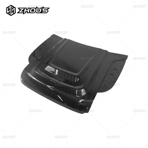 Zhous Design New Auto Parts Accesorios para exteriores de automóviles Capó de motor de fibra de carbono para New <span class=keywords><strong>Defender</strong></span> L663 90 110 Piezas - Product Image 3
