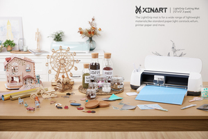 Xinart Lightgrip – tapis de coupe 12x12 pour machine à <span class=keywords><strong>Cricut</strong></span> 3/<span class=keywords><strong>Maker</strong></span>/Explore 3/Air 2/Air/one Crafts tapis de coupe adhésifs en vinyle - Product Image 4