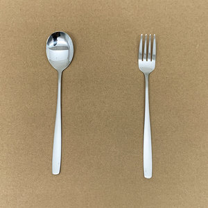 Set di Forchette e Cucchiai Coreani <span class=keywords><strong>in</strong></span> Acciaio Inox 304 Lucidato a Specchio, Grado Alimentare, 6 Pezzi, per Ristoranti e Casa - Product Image 4