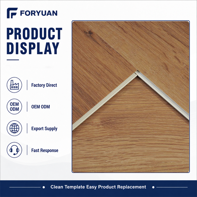 Easy to Install Slip Resistant IXPE Backed 5mm Click Luxury Waterproof Vinyl Spc Flooring for Apartment Renovation Project