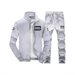 Custom Hot Sale Heren Casual Sportpak Hoge Kwaliteit Opstaande Kraag Sweatshirt Set Voor Lente Herfst Hoodies Sweatshirt - Product Image 1