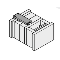Serrures de loquet HASCO de haute précision ZZ4 moulage par injection en plastique verrouillage Double face avec pièces de vis de verrouillage de loquet pour moule