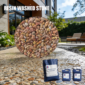 Revêtement liquide en résine durable et écologique, effet pierre lavée, imperméable pour murs et sols, 28 kg par pièce - Product Image 2