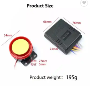 Vente en gros Kdm-1201 universel étanche télécommande système d'alarme <span class=keywords><strong>moto</strong></span> sécurité para <span class=keywords><strong>Moto</strong></span> antidémarrage voiture alarmes - Product Image 6