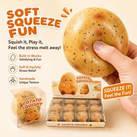 Jouets TPR Crunchy Squishy, blocs de construction en forme de pomme de terre, balle Squishy, jouet anti-stress populaire pour les plus de 14 ans, unisexe