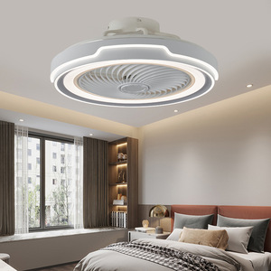 2024 nouveau ventilateur de plafond LED intelligent moderne avec conversion de fréquence silencieuse légère pour chambre à coucher et restaurant maison alimenté en courant alternatif - Product Image 2