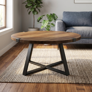 Table basse en fer, design moderne, structure robuste, mobilier contemporain pour salon, NAVYANI ARTS, bureau - Product Image 4