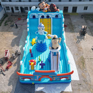 منزلقة مائية تجارية عالية الجودة قابلة للنفخ ، مسبح خارجي ، حديقة سباحة ، منتزه نطاط قابل للنفخ - Product Image 4