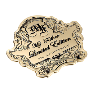 Individuelle Rosa Wein Geprägte Metall-Aufkleber Aluminiumfolie Weinflaschen Verpackungsetiketten Aufkleber - Product Image 3