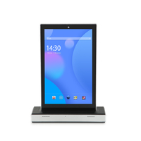 Tablet Kios Desktop Bisnis Layar Ganda Baru 10.1 Inci Android 13 untuk Terminal Pemesanan Mandiri Restoran dengan RJ45