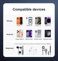 Adaptateur audio portable USB-C en gros avec support de téléphone et microphone pour diffusion en direct et recharge de smartphone