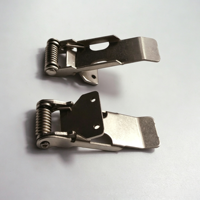 Clip de fixation à ressort torsionnel en acier nickelé pour downlight LED industriel encastré, accessoires de fixation de lampe pour plafond.