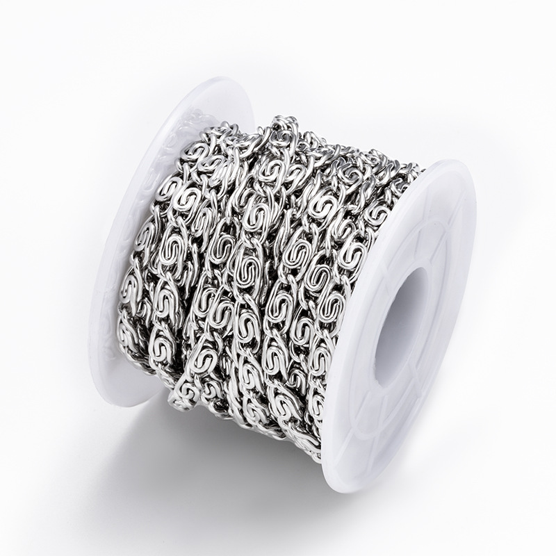 New Design Stainless Steel Chain Jewelry Making Necklace Bracelet Factory Supplies Fashion Chain for DIY Accessories