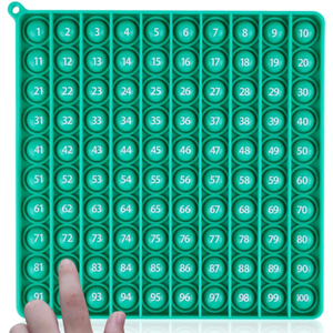 Nuevos juguetes de matemáticas Juegos de multiplicación Rainbow Square Fidget Toy <span class=keywords><strong>100</strong></span> burbujas Multiplicación <span class=keywords><strong>Pop</strong></span> Push <span class=keywords><strong>It</strong></span> - Product Image 2
