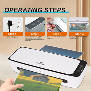 Nhà Máy Giá Pouch Máy ép A4 A5 A6 giấy cán máy với nhiệt và lạnh cài đặt - Product Image 4