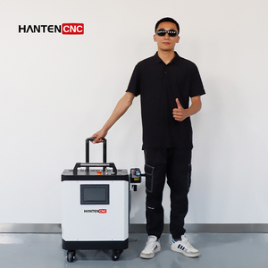 Machine de nettoyage au laser pulsé CNC <span class=keywords><strong>HANTEN</strong></span> 2024, machine de décapage de la rouille pour les surfaces métalliques et le bois - Product Image 2