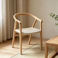 Fauteuils d'appoint pour salon, vente en gros, écologiques, durables, en corde tressée de buis scandinave, fauteuil nordique pour la maison et la salle à manger