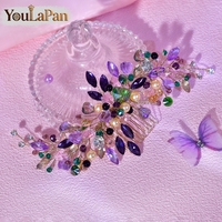 YouLaPan – peigne à cheveux de mariée magnifique, tissage de diamants fait à la main, accessoires de cheveux pour femmes, mode, banquet, danse, fête, YXA330