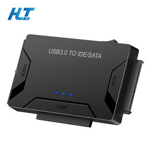 Cable Adaptador Convertidor <span class=keywords><strong>USB</strong></span> 3.0 a <span class=keywords><strong>SATA</strong></span> e IDE para Discos Duros de 2.5/<span class=keywords><strong>3.5</strong></span> Pulgadas HDD/SSD, Carcasa de Plástico, Revestimiento de PVC, 5Gbps, Windows/Mac - Product Image 1