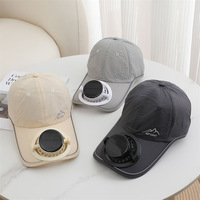 Casquette d'été solaire à ventilateur intégré pour adultes unisexe, idéale pour les loisirs, les voyages, la protection solaire respirante et réglable