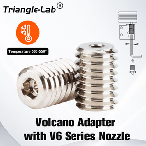 Trianglelab อะแดปเตอร์หัวฉีดทองแดงภูเขาไฟไหลสูงเข้ากันได้กับ CHC Pro CHCB-V บล็อกฮีตเตอร์ภูเขาไฟ V6ใช้ในอุตสาหกรรม6เดือน - Product Image 3
