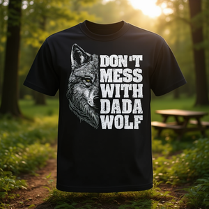 T-shirt Dad Wolf, ne plaisantez pas avec Dada Wolf, cadeau pour la fête des pères, chemise décontractée pour hommes - Product Image 3