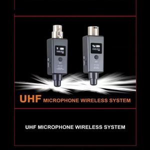 ระบบไมโครโฟนไร้สาย UHF ระดับมืออาชีพ พร้อมตัวส่งและตัวรับสัญญาณ  อะแดปเตอร์แปลงไมโครโฟนแบบมีสายเป็นไร้สาย XLR - Product Image 5
