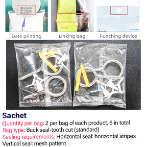自動ネジナットボルトハードウェアワイヤー釘包装機カウント振動フィーダー付き - Product Image 3