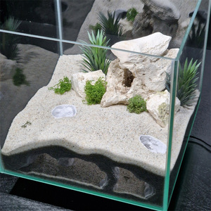 Ornamento a forma di <span class=keywords><strong>grotta</strong></span> per acquario, rifugio subacqueo in plastica per allevamento gamberetti e nascondiglio per pesci piccoli - Product Image 2