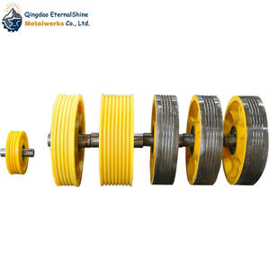 ล้อขับเคลื่อนลิฟต์ทันสมัยของโตชิบา รอกดึงลิฟต์ สำหรับวิลล่า โรงแรม ห้องครัว ทางเข้า โรงงาน ซ่อมบำรุงลิฟต์ โรงพยาบาล - Product Image 2