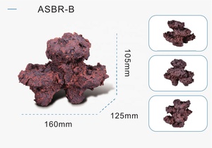 天然の赤い溶岩岩水槽フィルター砂利ミネラル装飾火山石水族館底部風景非金属製品 - Product Image 6