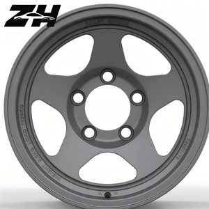 Nouvelles jantes en alliage d'aluminium forgé <span class=keywords><strong>Ousen</strong></span> 2045 2046 à 5 branches finition Gun Metal pour camping-car, pour rénovation/amélioration - Product Image 1
