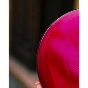 Jarrón Cilíndrico Clásico y Minimalista Venini, Jarrón Alto de Vidrio Vintage para Decoración del Hogar, para Comedor y Escritorio - Product Image 1