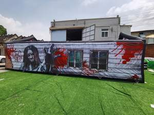 7x4x3.5m <span class=keywords><strong>Halloween</strong></span> gonflable <span class=keywords><strong>maison</strong></span> <span class=keywords><strong>hantée</strong></span> jeu de labyrinthe gonflable à vendre - Product Image 2